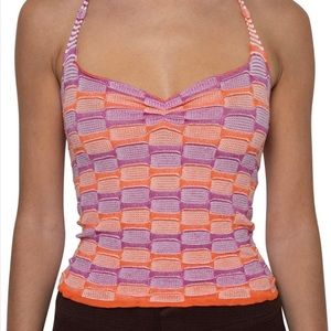 Gimaguas Alys Ete top orange and purple